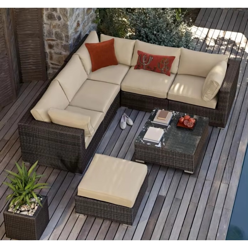 Outdoor Furniture Small - Sofás Seccionais Pequenos para Jardim com