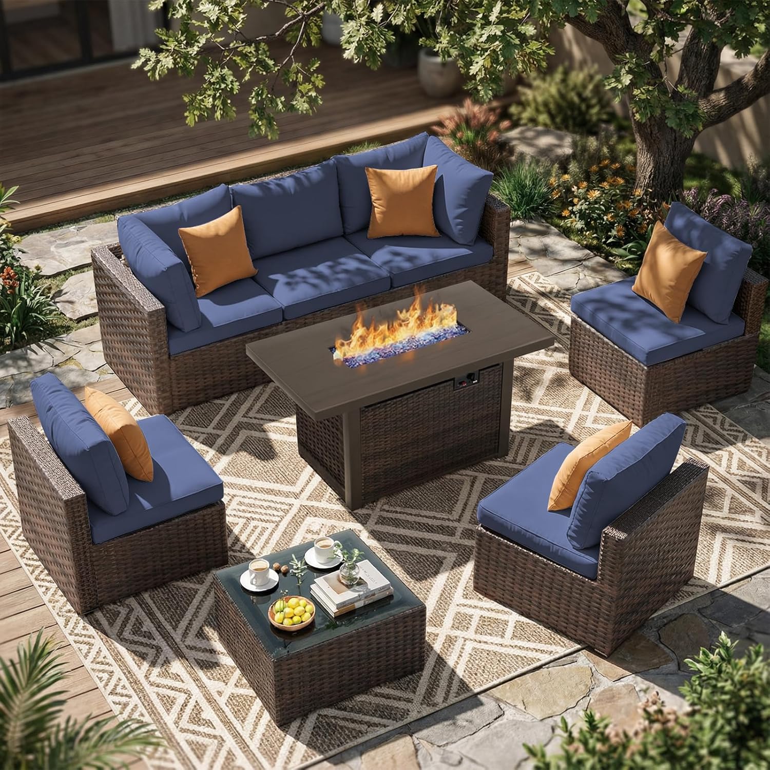Outdoor Furniture Ideas - Conjunto de Móveis para Pátio com