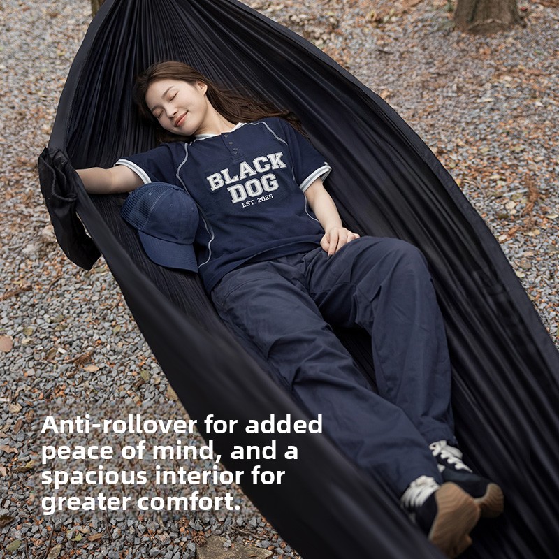 Outdoor Furniture Black - Rede de descanso (hammock) preta de