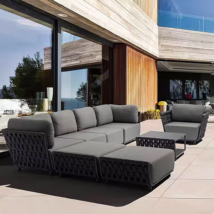 Outdoor Furniture Luxury - # Conjunto de sofás modulares de