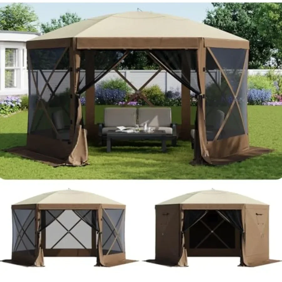 Gazebo Pop Up - Tenda Pop-Up de 6 Lados, Gazebo