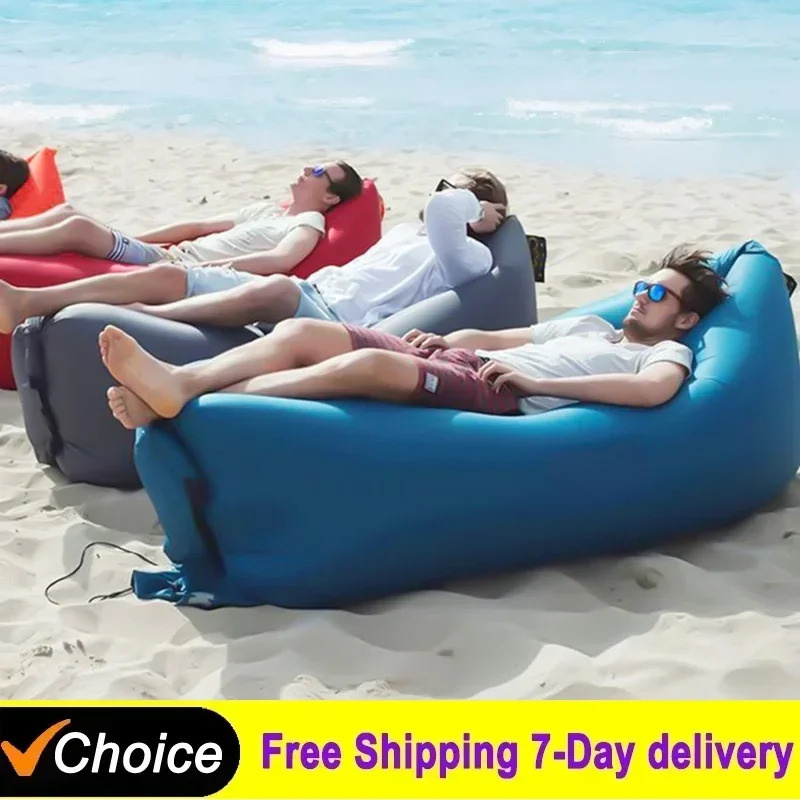 Outdoor Furniture Small - Sofá Inflável Portátil para Exterior, Assento