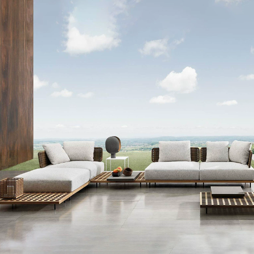 Outdoor Furniture Teak - # Sofá de Exterior para Pátio,