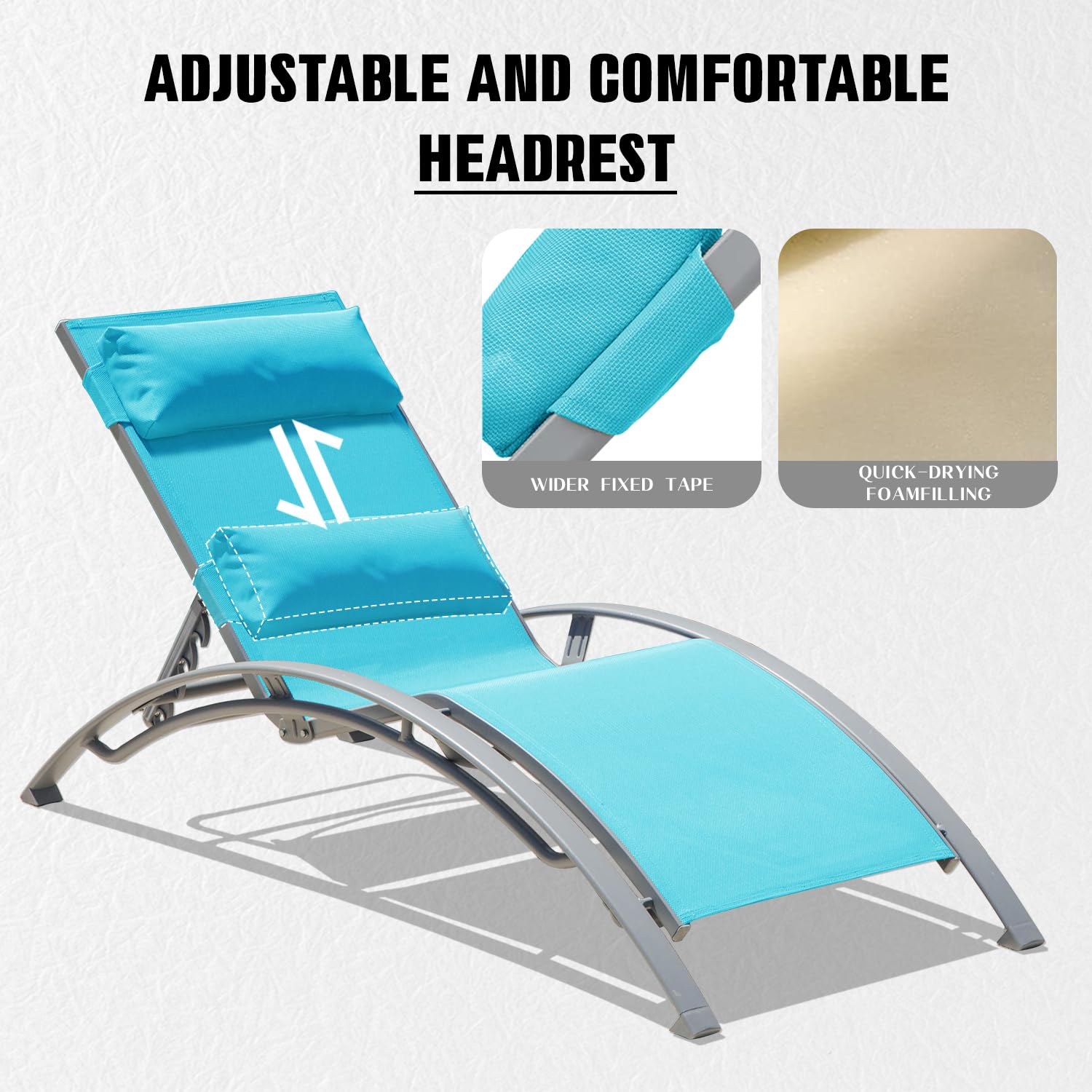 Espreguiçadeiras de Alumínio p - Deck Chair Lounger avaliação e preço