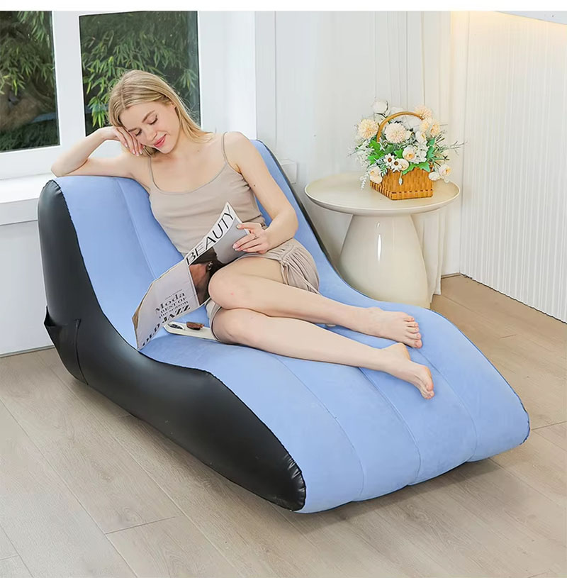 Espreguiçadeira inflável, espr - Deck Chair Lounger avaliação e preço