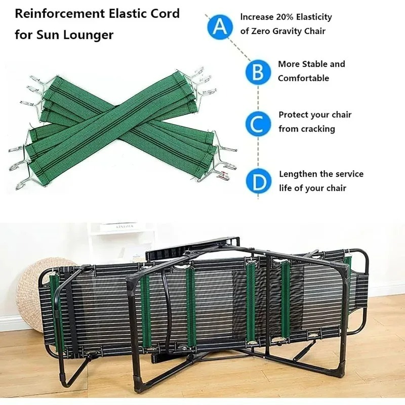 Cinto elástico de reforço para - Deck Chair Lounger avaliação e preço