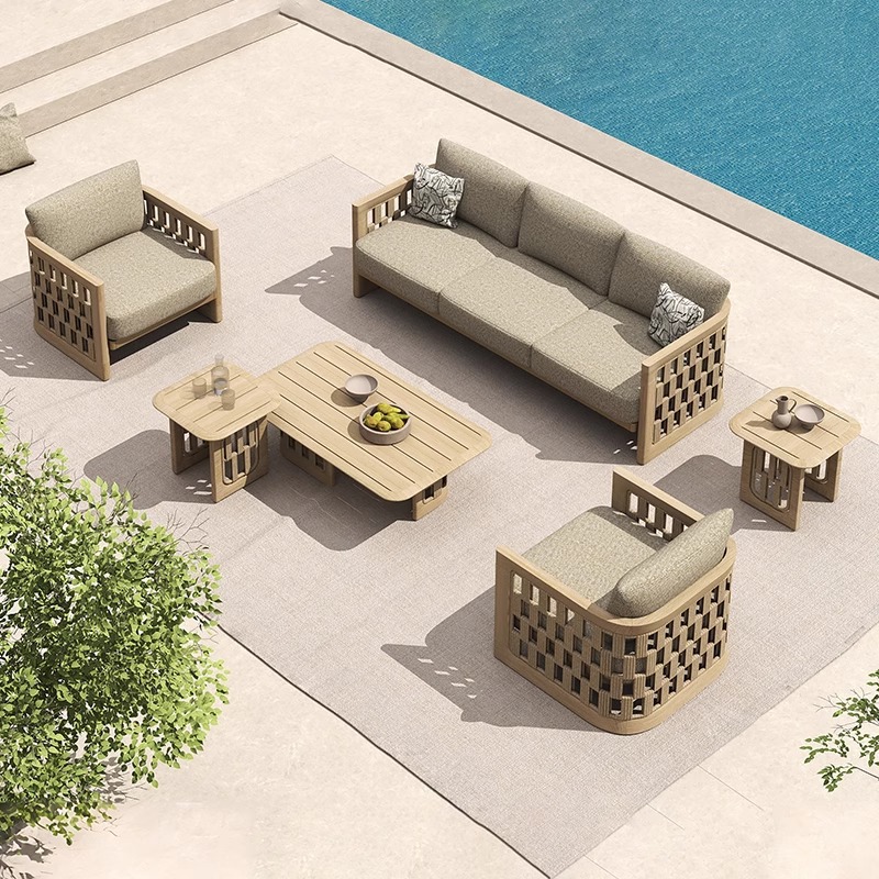 # Conjunto de Sofá de Madeira  - Outdoor Furniture Teak avaliação e preço