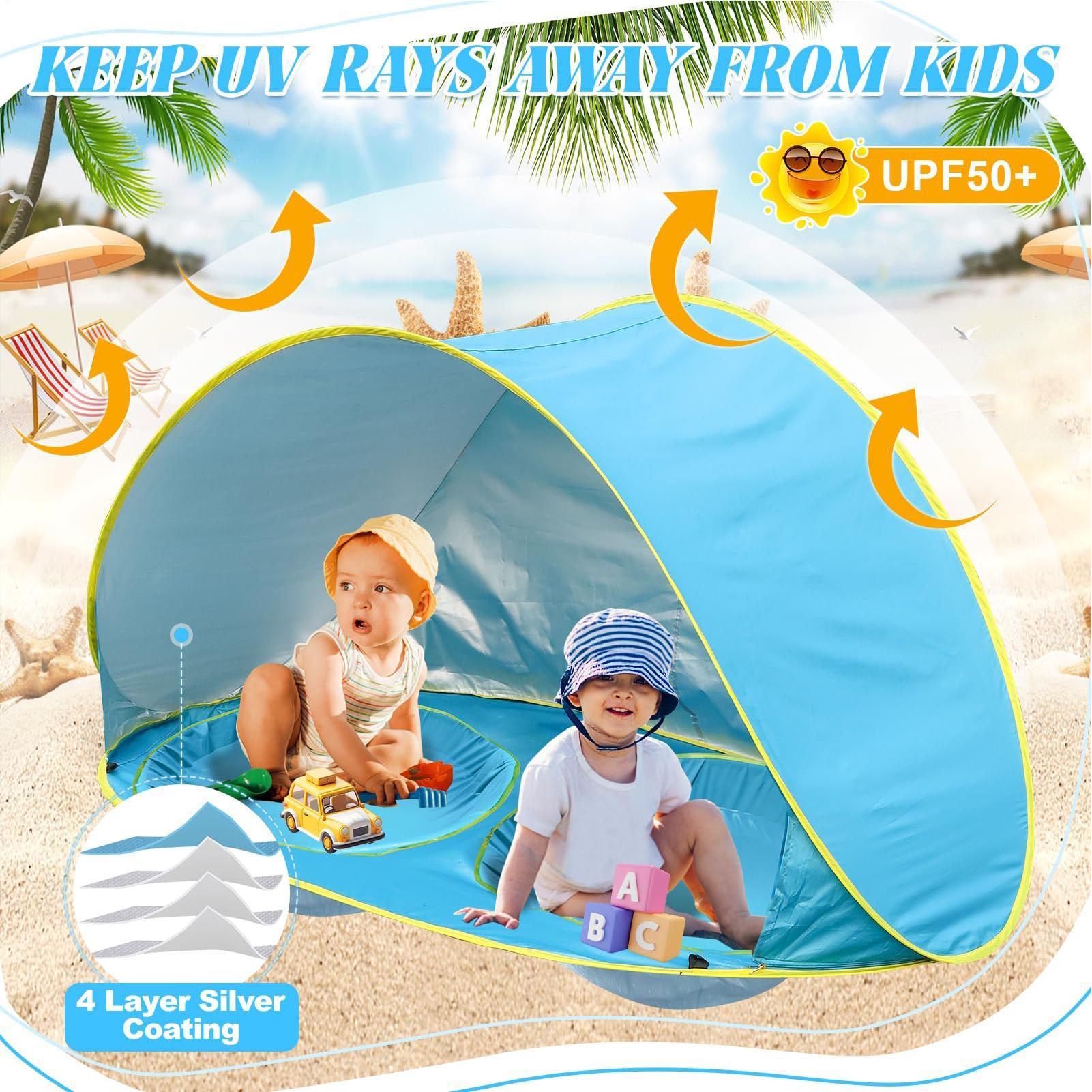Tenda de praia infantil com pi - Gazebo Pop Up avaliação e preço
