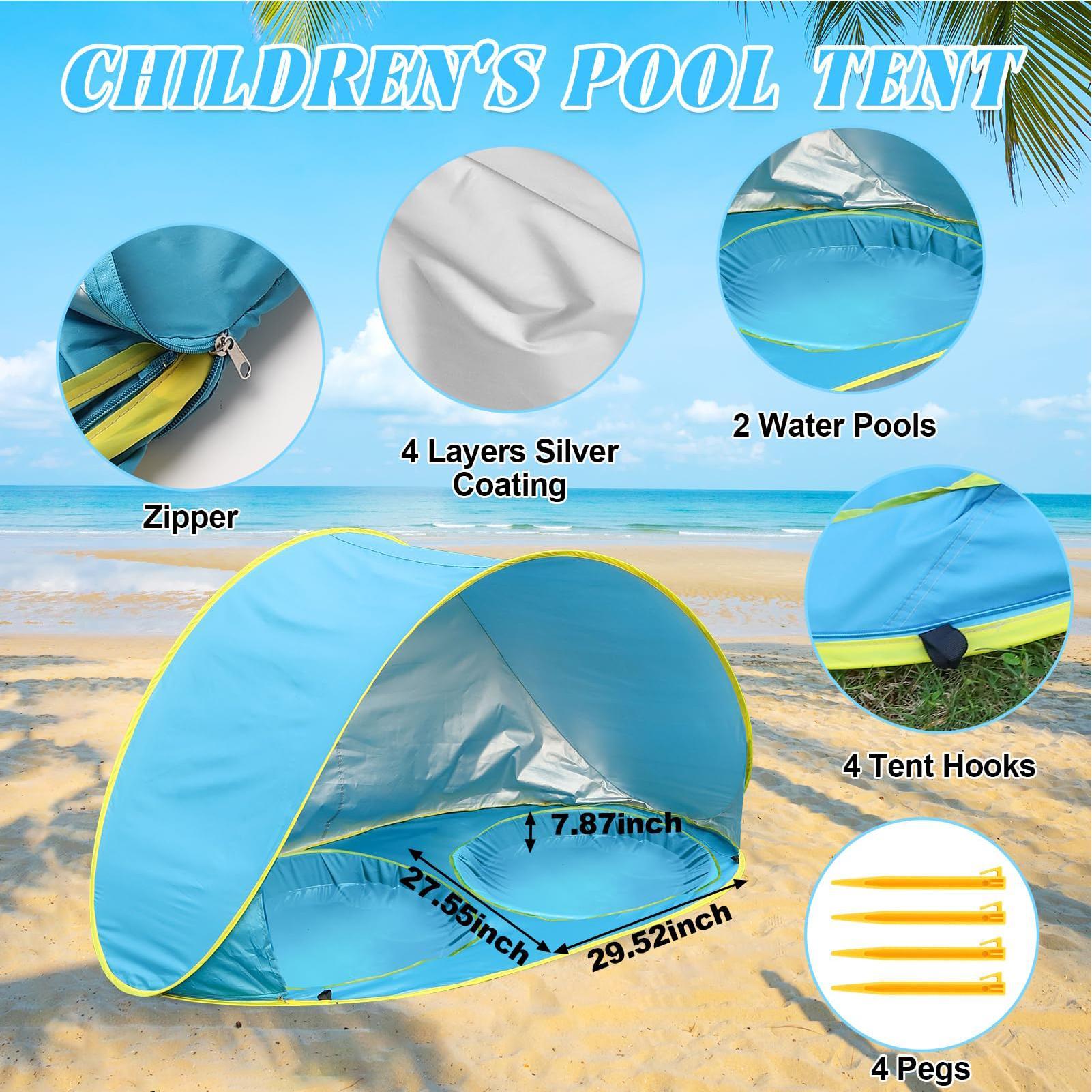 Tenda de praia infantil com pi - Gazebo Pop Up avaliação e preço