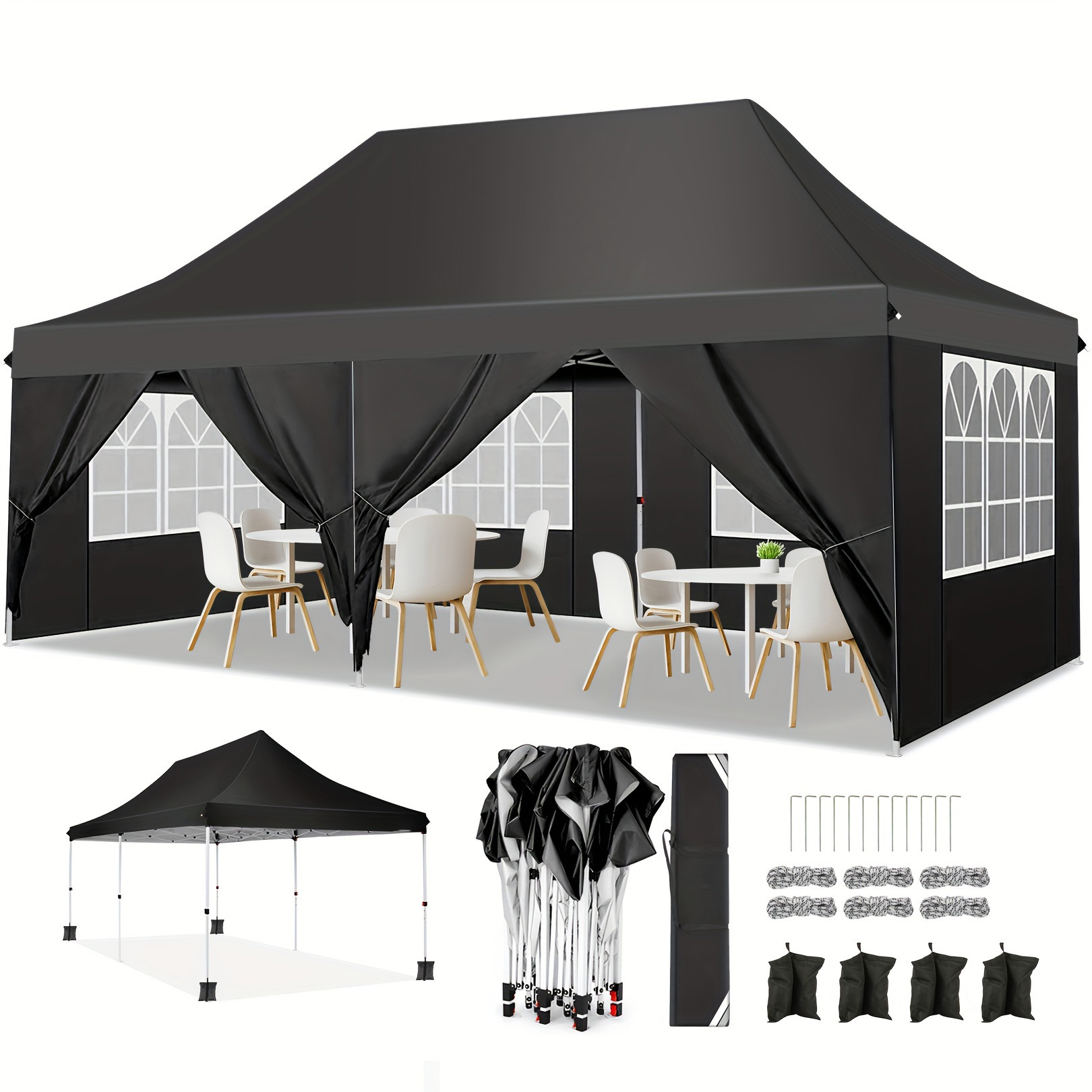 Tenda de Festa Pop-up 10x20FT, - Gazebo Pop Up avaliação e preço
