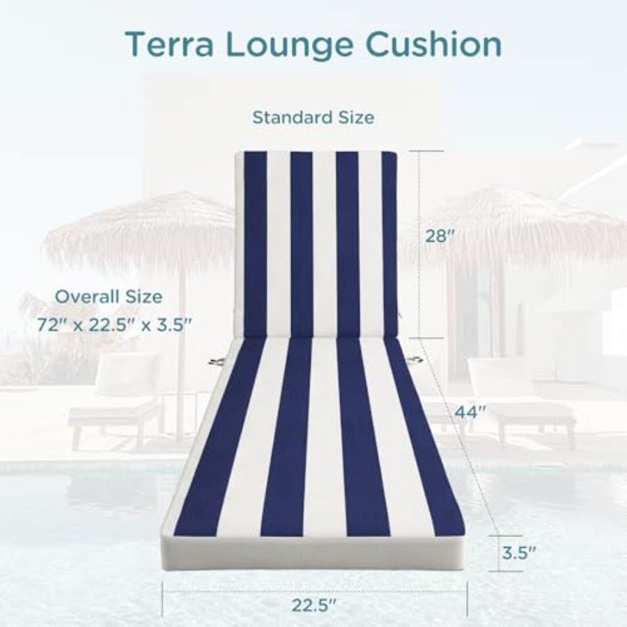 Almofadas para Cadeiras de Jar - Outdoor Furniture Cushions 22 X 22 avaliação e preço