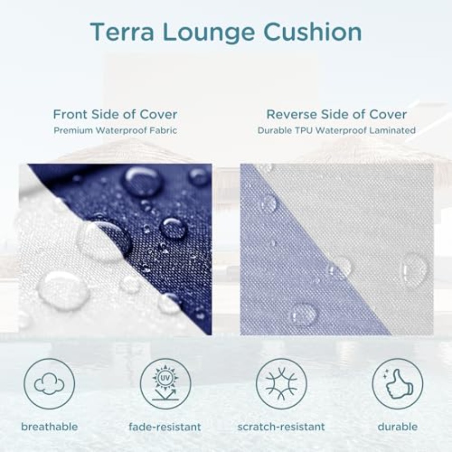 Almofadas para Cadeiras de Jar - Outdoor Furniture Cushions 22 X 22 avaliação e preço