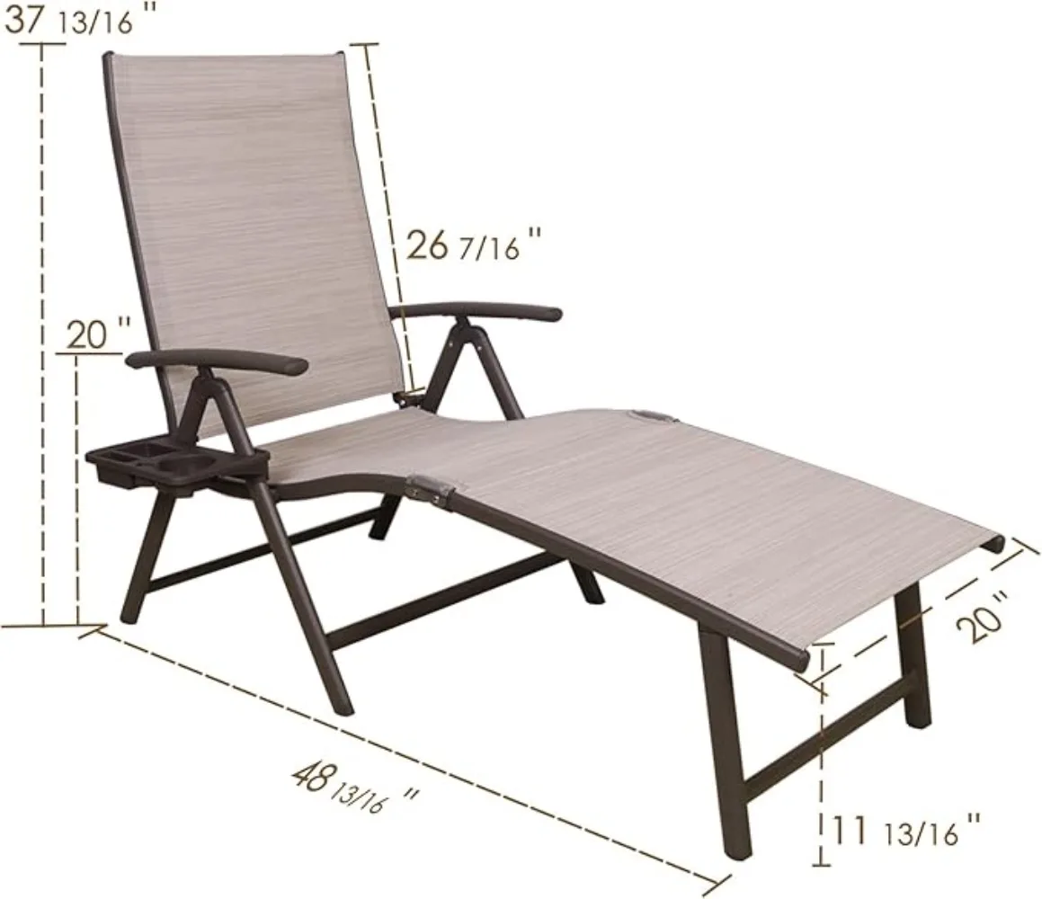 Espreguiçadeira reclinável de  - Deck Chair Lounger avaliação e preço