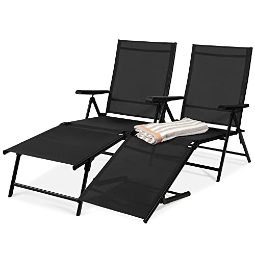 Conjunto de 2 Espreguiçadeiras - Deck Chair Lounger avaliação e preço