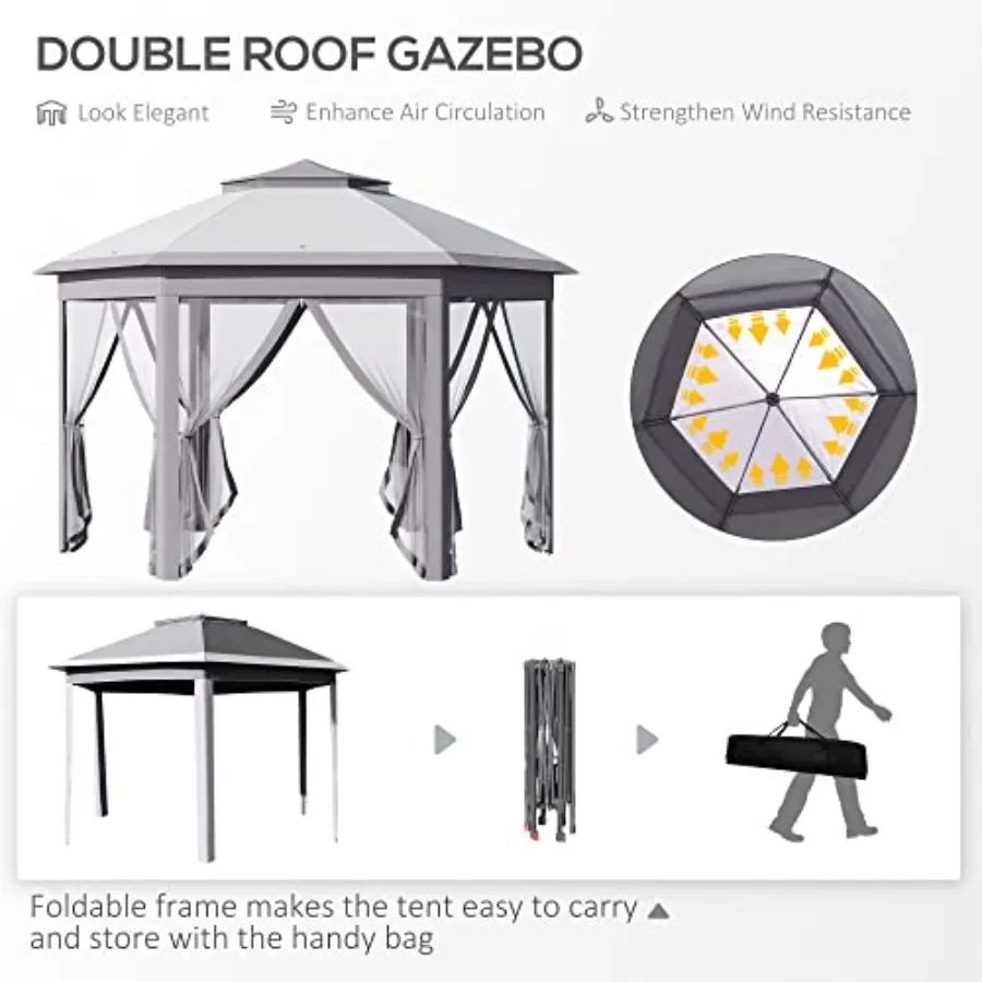 Tenda Gazebo Pop-Up 11' x 13'  - Gazebo Pop Up avaliação e preço