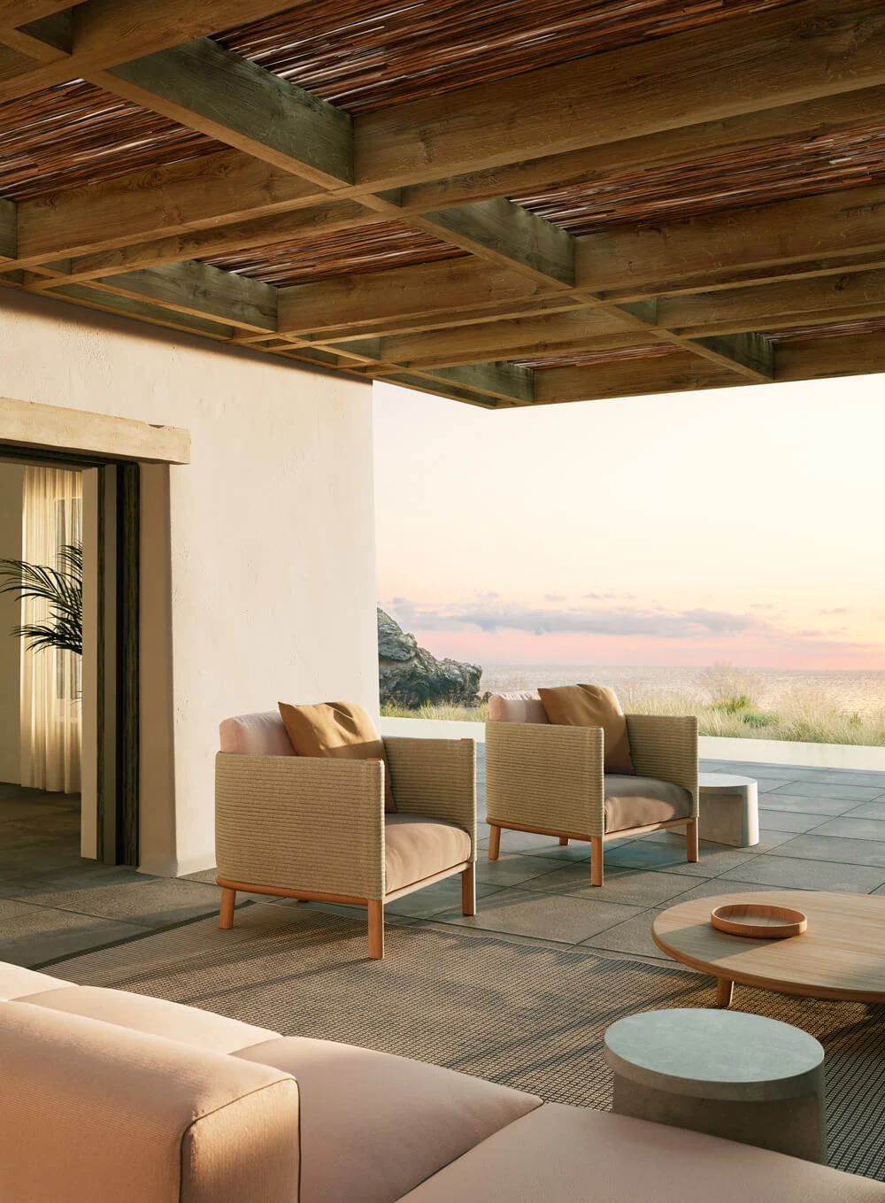 Sofá individual de madeira tec - Outdoor Furniture Teak avaliação e preço