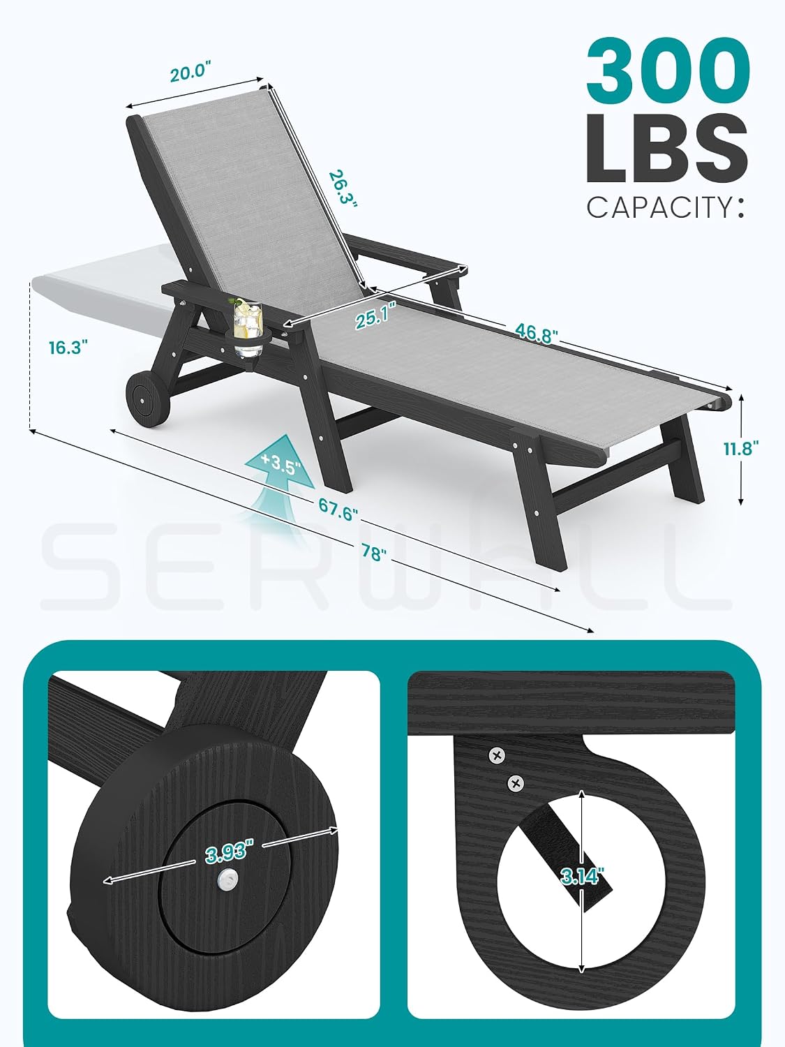 Conjunto de 2 Espreguiçadeiras - Deck Chair Lounger avaliação e preço