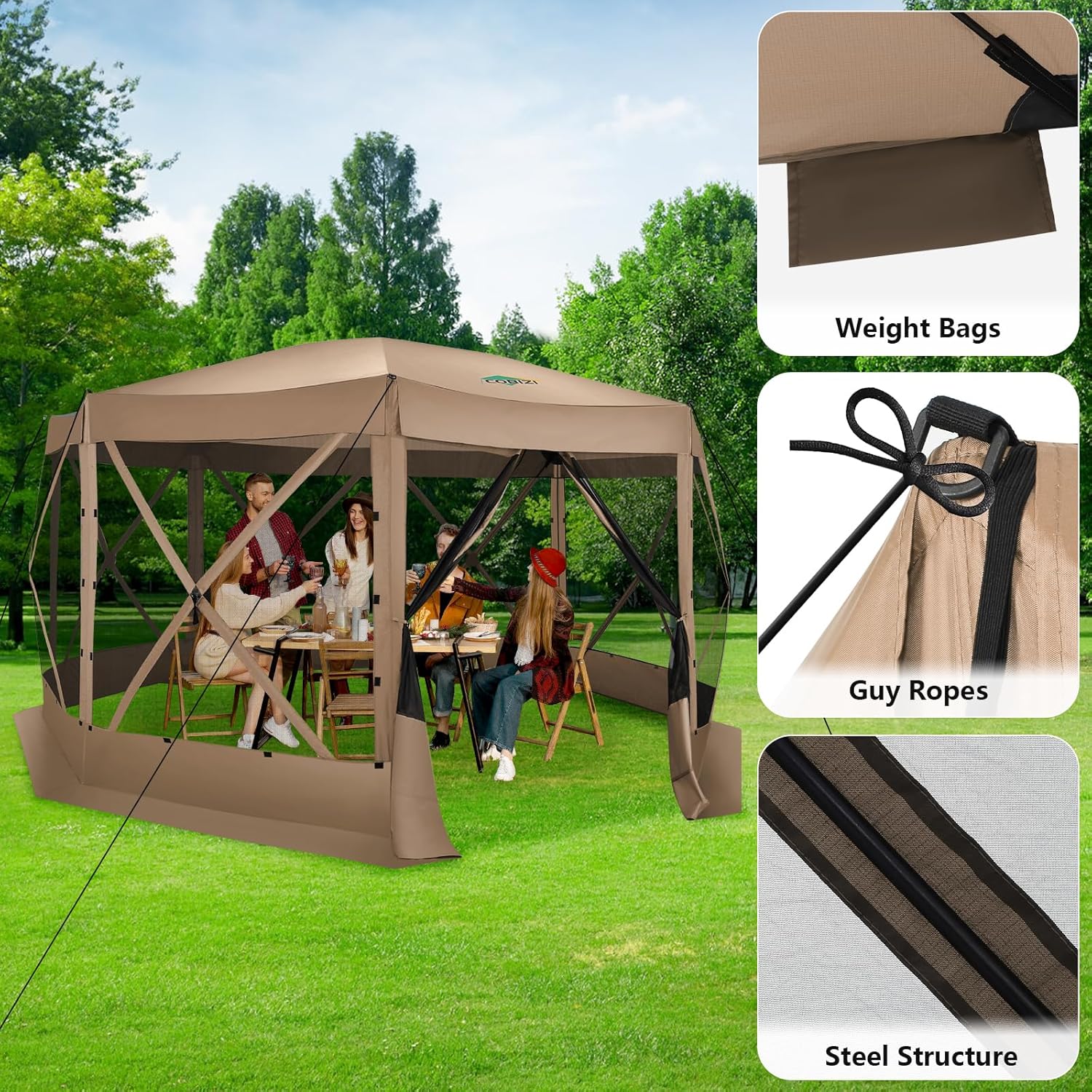 Tenda Gazebo Pop-Up 15x15 com  - Gazebo Pop Up avaliação e preço