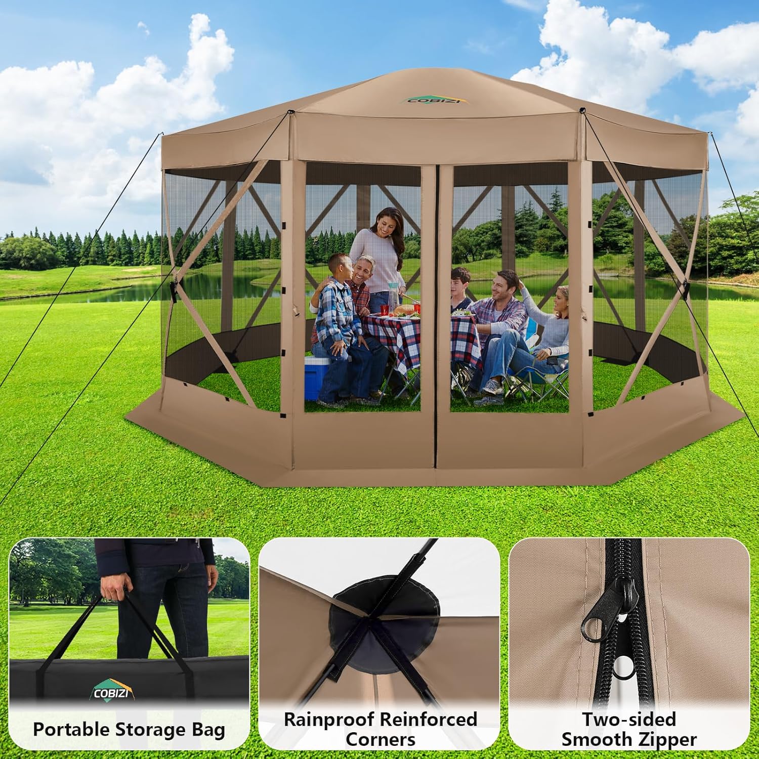 Tenda Gazebo Pop-Up 15x15 com  - Gazebo Pop Up avaliação e preço