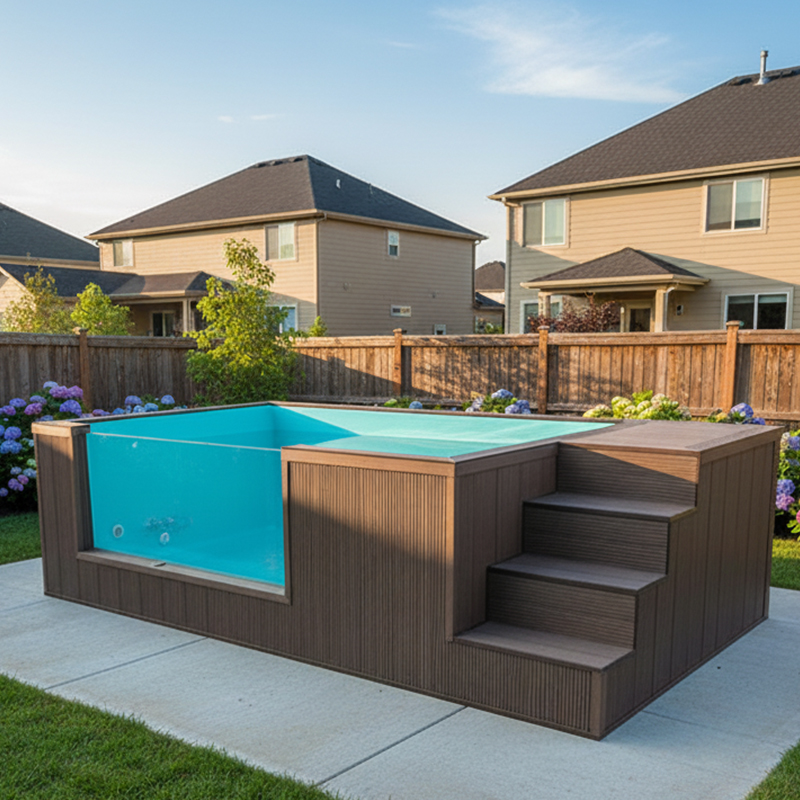 Piscina Pré-fabricada de Fibra - Outdoor Furniture Luxury avaliação e preço