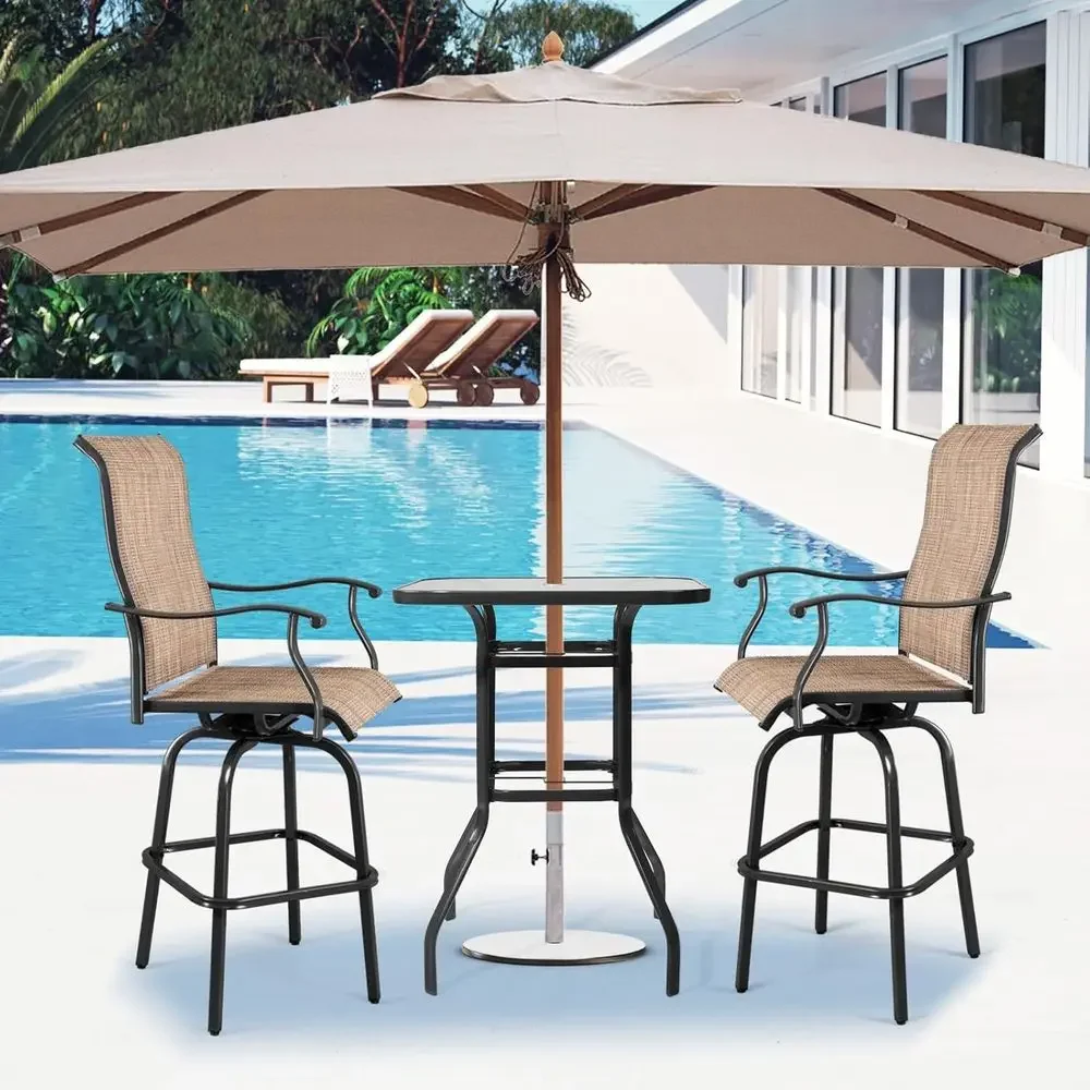 Mesa de Bar Externa de Metal P - Outdoor Furniture Black avaliação e preço