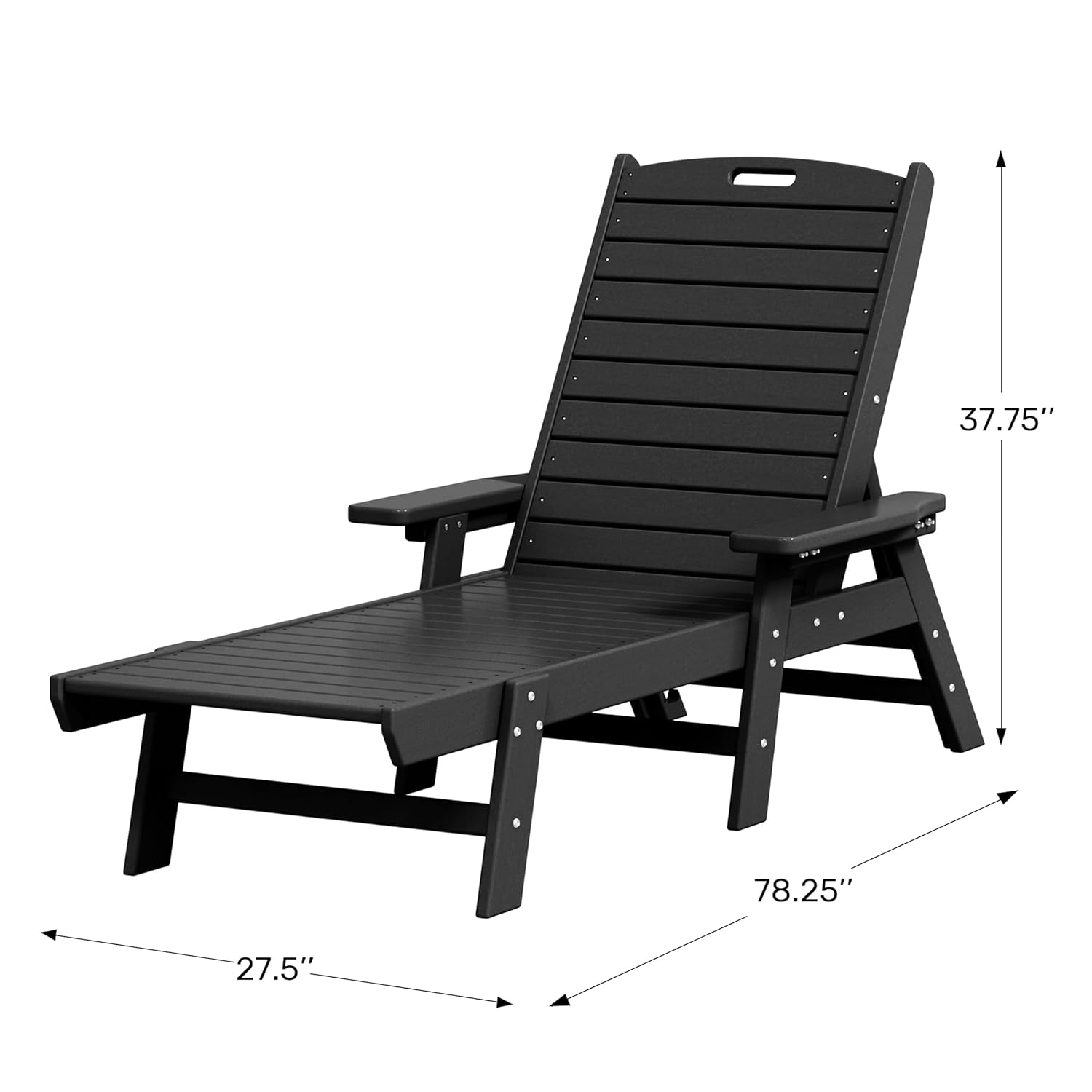 Espreguiçadeira reclinável Mal - Outdoor Furniture Polywood avaliação e preço