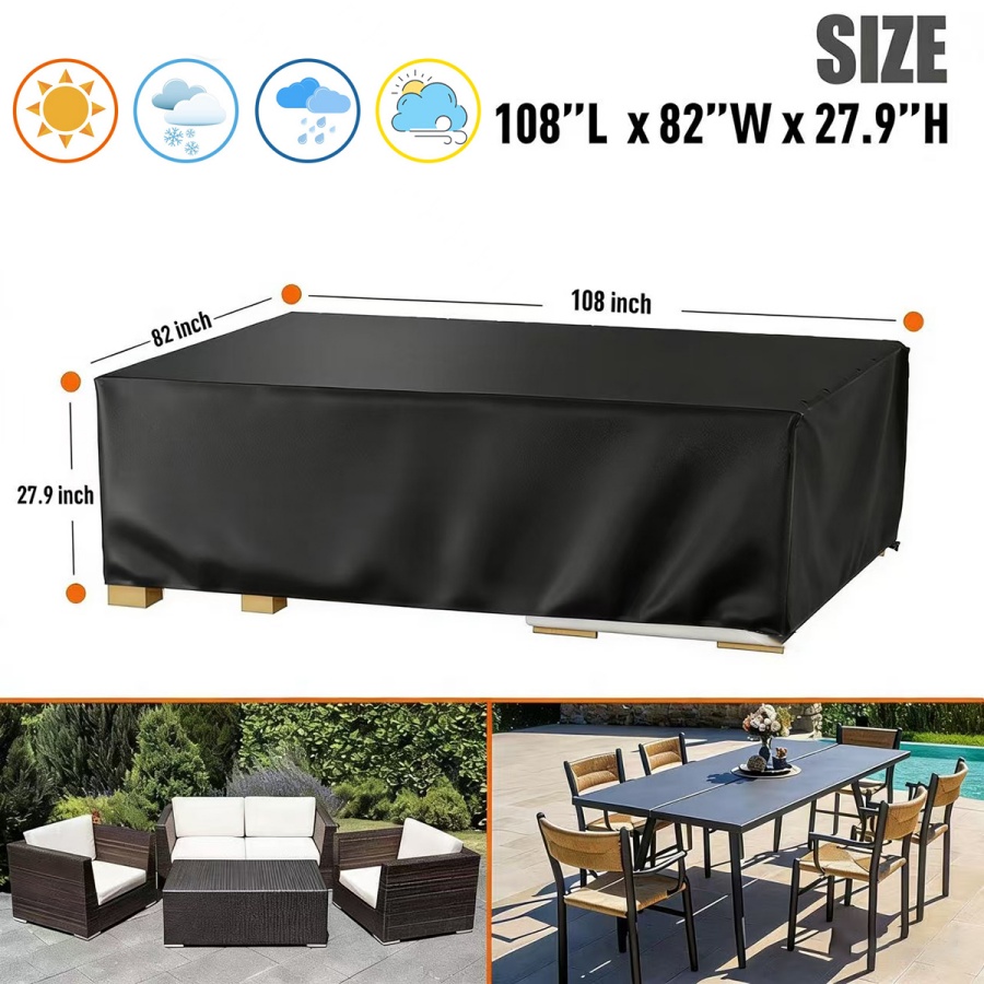 Tecido Oxford preto 210D, adeq - Outdoor Furniture Black avaliação e preço