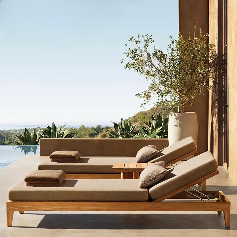 Mobília ao ar livre villa pisc - Deck Chair Lounger avaliação e preço