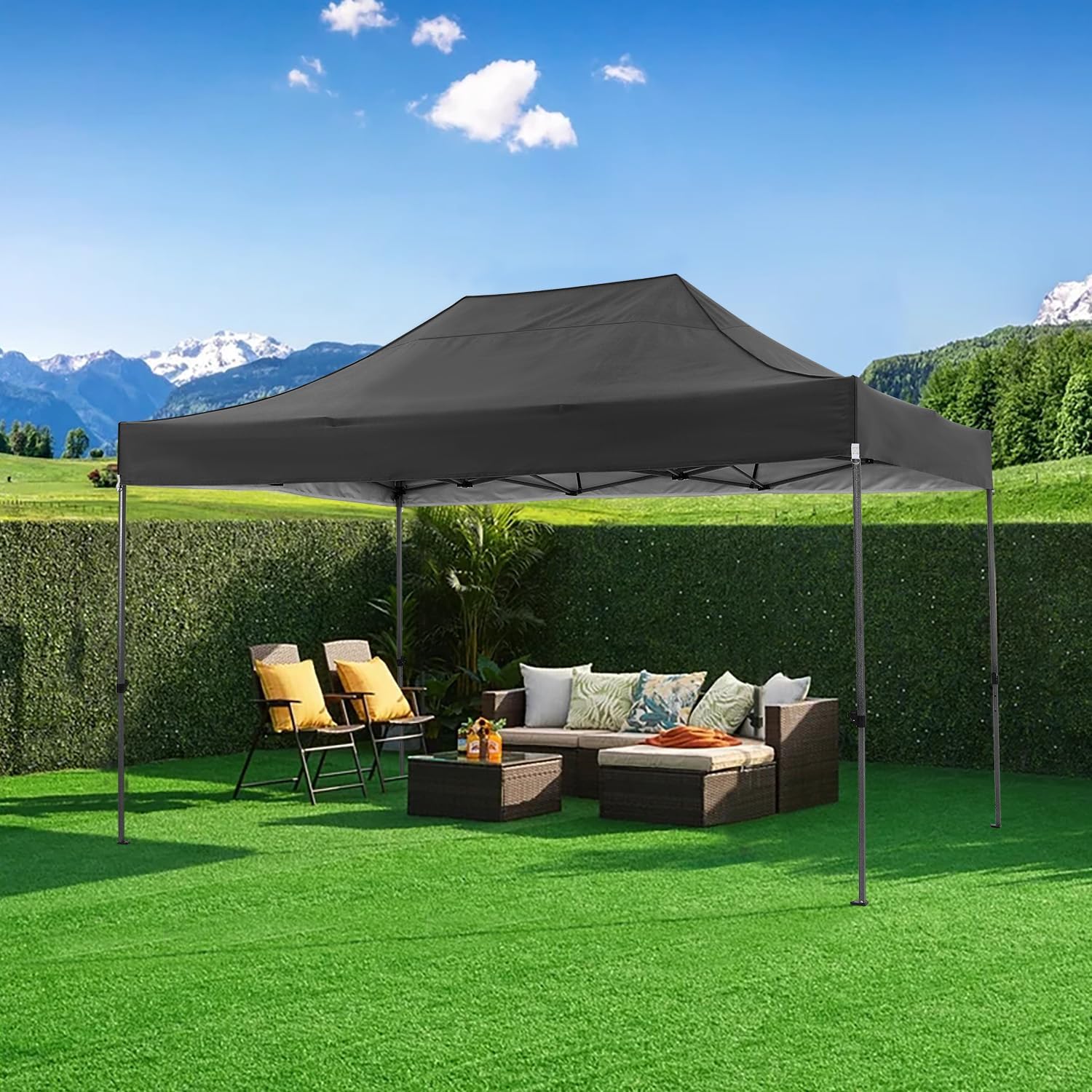 Tenda Pop Up 10x15FT com 4 Par - Gazebo Pop Up avaliação e preço