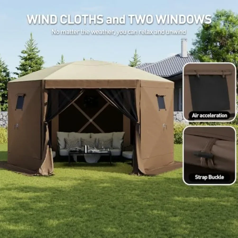 Tenda Pop-Up de 6 Lados, Gazeb - Gazebo Pop Up avaliação e preço