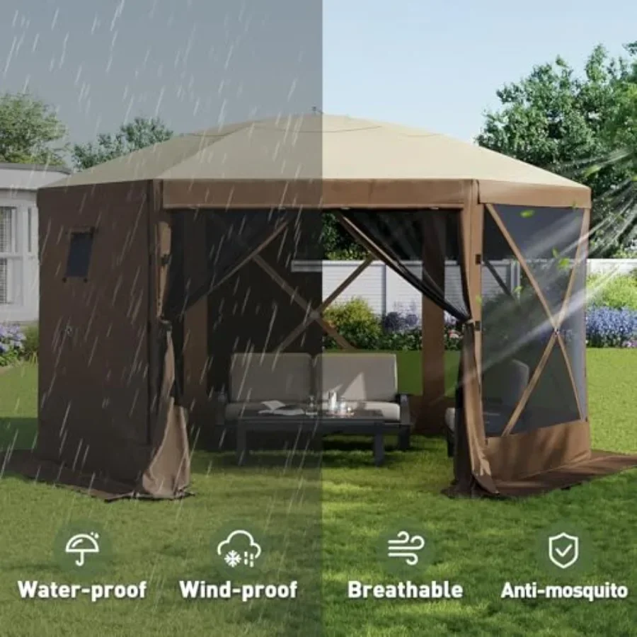 Tenda Pop-Up de 6 Lados, Gazeb - Gazebo Pop Up avaliação e preço