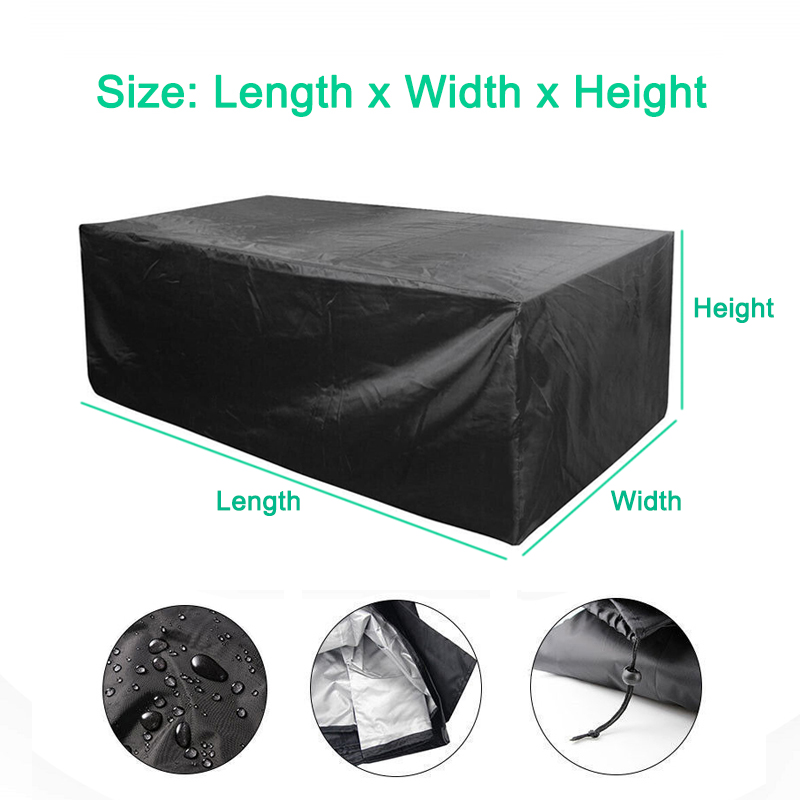 Capa para móveis ao ar livre,  - Outdoor Furniture Black avaliação e preço