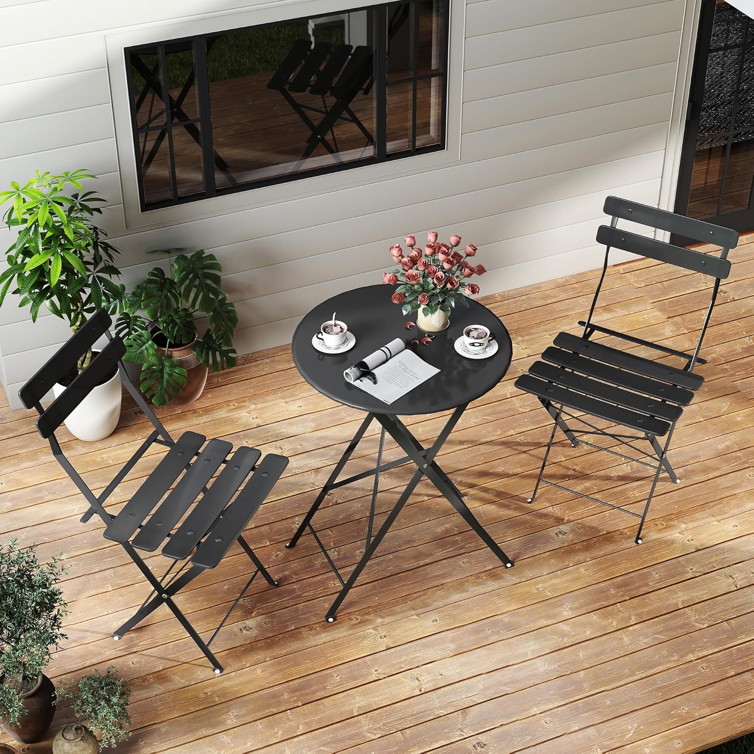 Conjunto de bistrô dobrável pr - Outdoor Furniture Small avaliação e preço