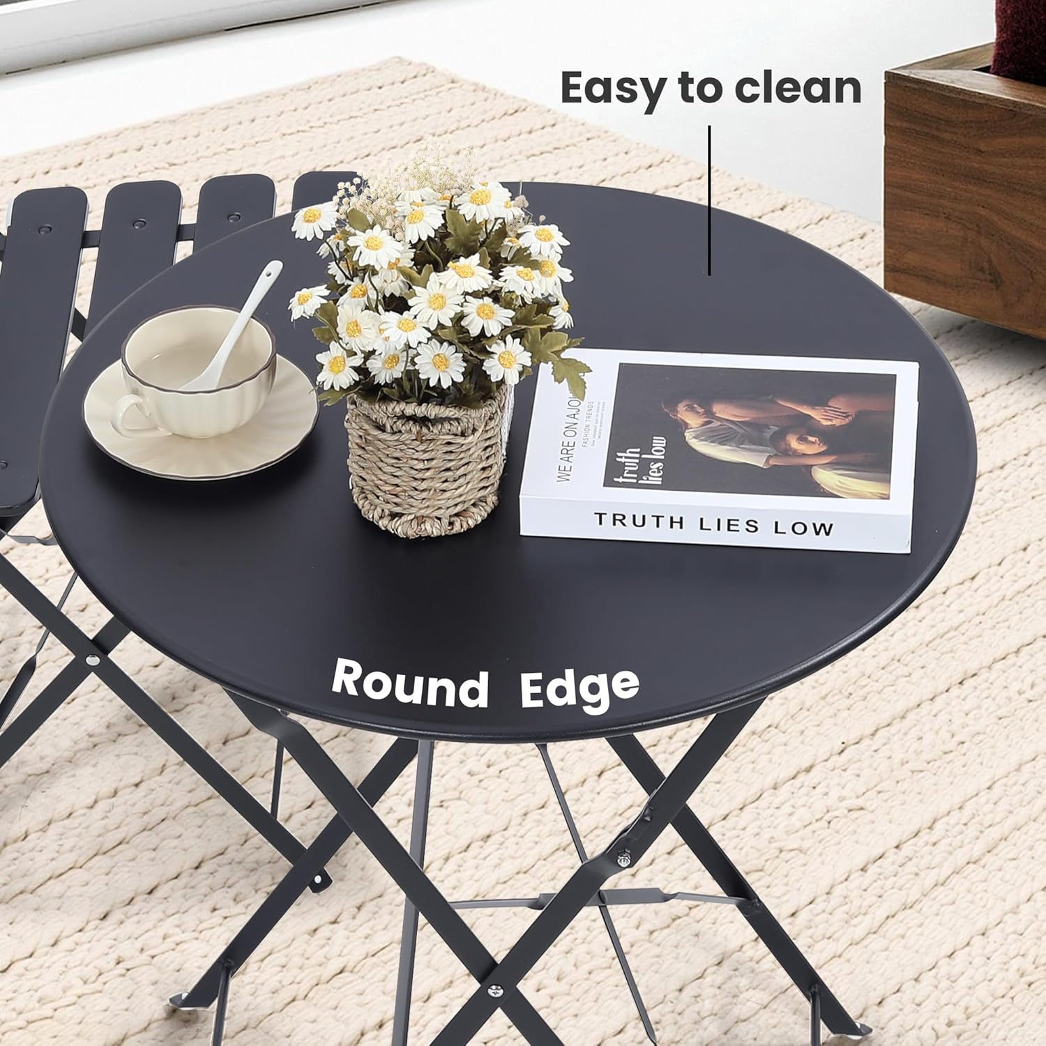 Conjunto de bistrô dobrável pr - Outdoor Furniture Small avaliação e preço