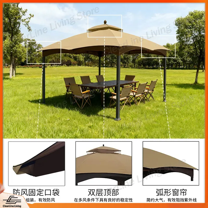 Tenda de acampamento ao ar liv - Gazebo Pop Up avaliação e preço
