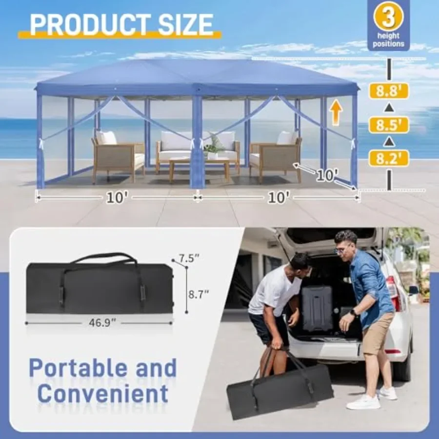 Tenda Pop Up 10x20 com Laterai - Gazebo Pop Up avaliação e preço