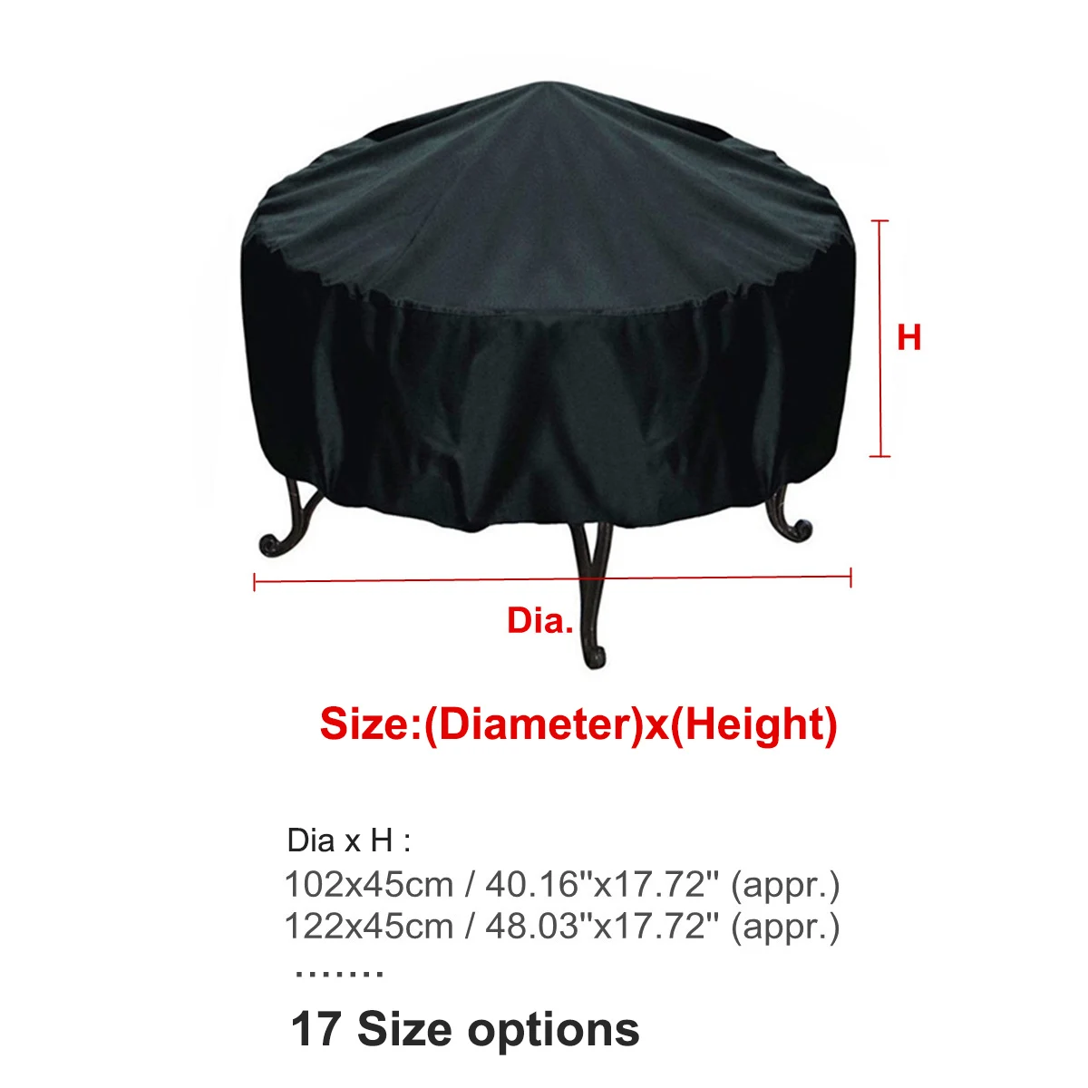 Capa protetora uv preta para f - Outdoor Furniture Black avaliação e preço