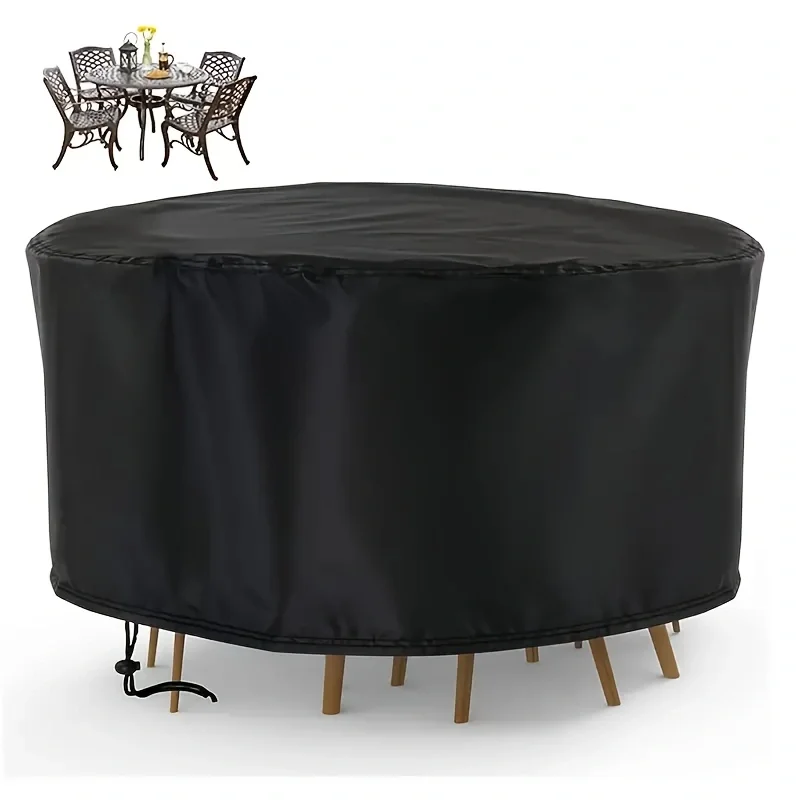 Capa redonda impermeável para  - Outdoor Furniture Black avaliação e preço